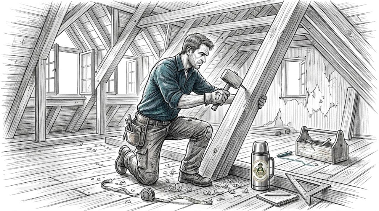 Dachstuhl erklärt: Aufbau, Sanierung und Vorteile
