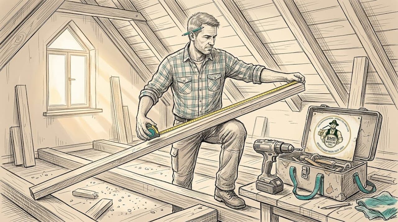 Zimmererarbeiten am Dach: Nachhaltig sanieren und Werte sichern