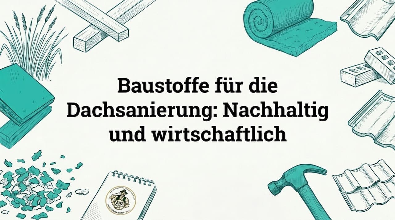 Baustoffe für die Dachsanierung: Nachhaltig und wirtschaftlich