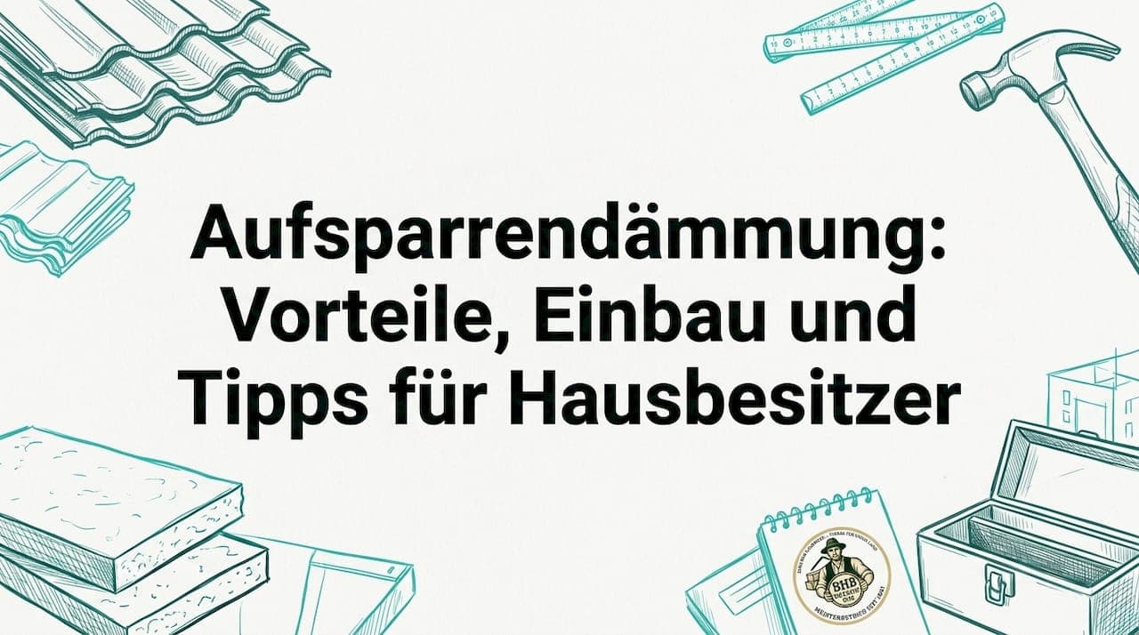 Aufsparrendämmung: Vorteile, Einbau und Tipps für Hausbesitzer