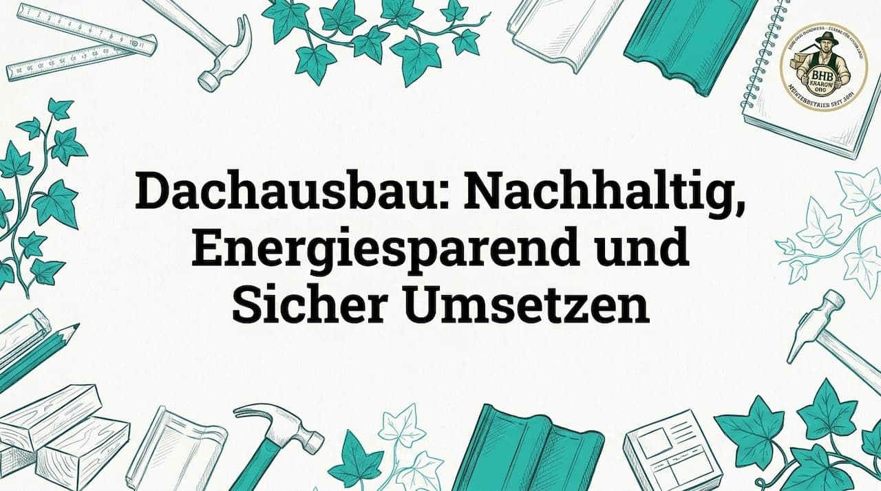 Dachausbau: Nachhaltig, Energiesparend und Sicher Umsetzen